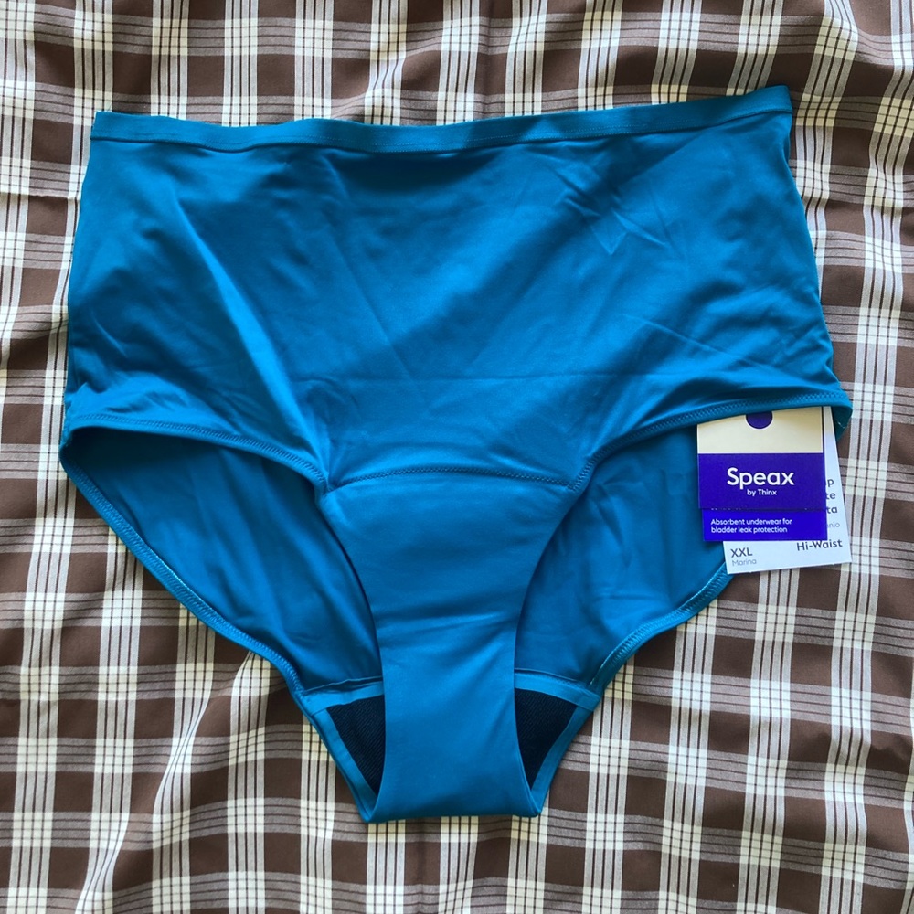 BNWT Speax by Thinx Leakproof High Waisted Underwear in Marina